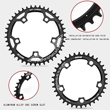 Amazon | karonpeln 自転車チェーンリング 丸い形 110BCD 36/38